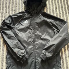Black Adidas Raincoat