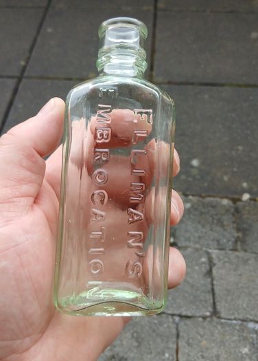 Elliman's Embrocation bottle