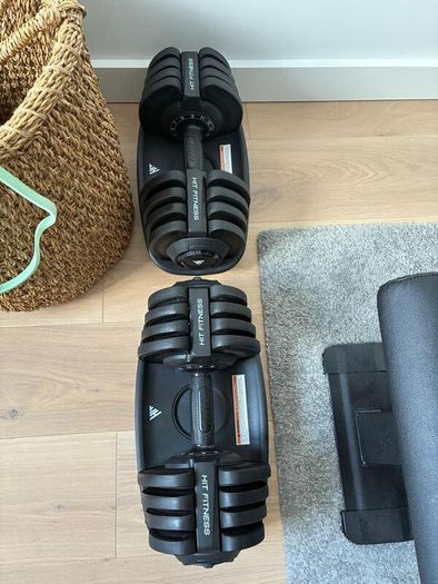 Adjustable Dumbbells 18kg Pair