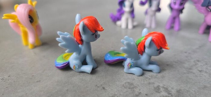 7 x HTF Tiny Mini Figures 1.5inch MLP G4 My Little Pony