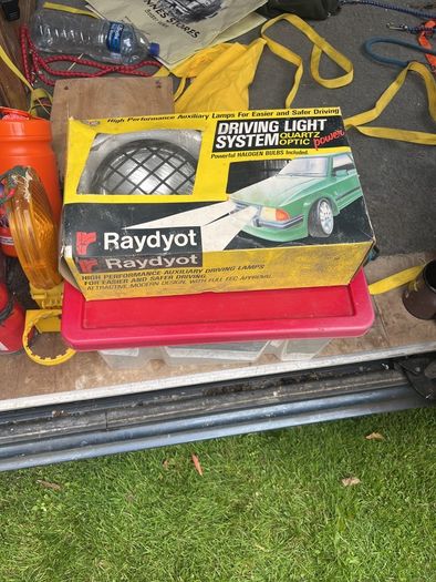 Never used in original box spot lamps. Raydyot