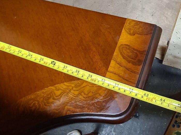 Vintage Wooden Console Table / Side Table with Carved Details