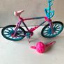 Vintage Mattel 1995 Barbie Doll Biking Fun Bike Image 4