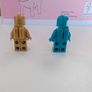100% Lego 21358 Pearl Gold & Teal Classic Space Minifigure  Astronaut Spacemen Image 3