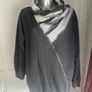 John Baner grey zipped jumper size UK20 EU48 Postage included Image 2