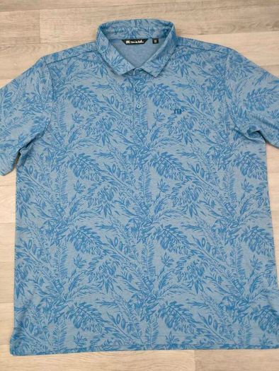 Travis Mathew Patterned Golf Polo Shirt Mens 3XL
