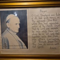 Vintage Framed Papal Prayer John Paul II