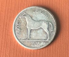 Irish silver half crown