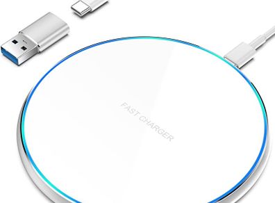 15W Wireless Charging Pad for iPhone 12/13/14/11 Pro/Pro Max/XS Max/XR/Se,Samsung Galaxy S22/S21S20/S10/S9/Note10/9,HUAWEI P40/P30/Mate 40/30,AirPods 2/Pro/Galaxy Buds (FREE SHIPPING)