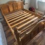 Antique Pine Bed Frame Image 3