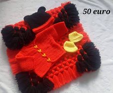 Handmade complete baby gift set