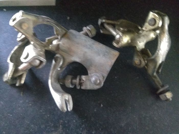 clamps bolted dual size adjustable