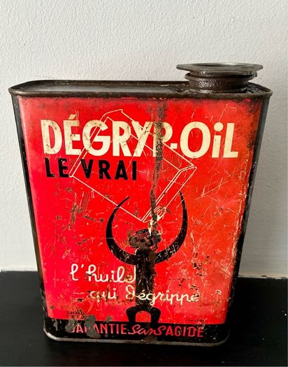 Vintage French Oil Can