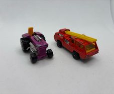 Vintage Matchbox  Super Fast Mod Tractor and Blaze Buster