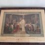 Antique IRIISH BRAY Co, WICLLOW First Communion souvenir exquisite framed souvenir print genuine Catholic Baptism religious memorabilia, full color 1930's Image 7