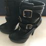 Pre-loved Jane Norman Black Stiletto Ankle Boots - Size 4 Image 2