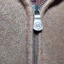 Marlboro Classics 1/4 Zip Jumper Sweater Pullover Brown Red Size Large Image 6