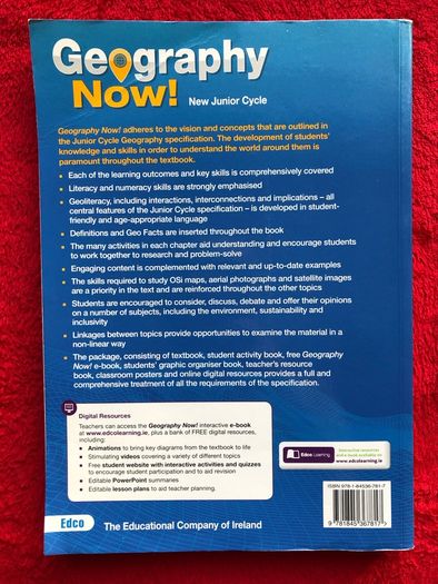 Geography Now Secondary School, Schoolbook