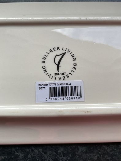 Belleek Living Votive candle tray