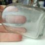 493 - Set of 6 Vintage Clear Glass Screw Cork Top Collectible Decorative Bottles and Jars Image 5