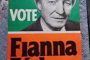 Original Fianna Fail Charlie Haughey Poster