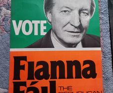 Original Fianna Fail Charlie Haughey Poster