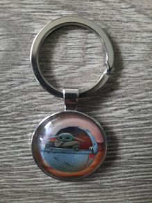 Baby Yoda Keychain From The Mandalorian