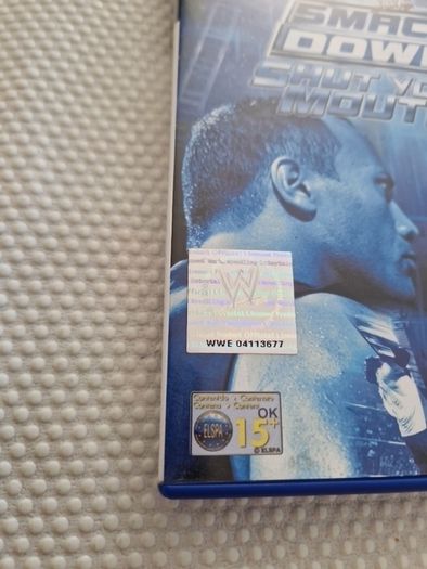 W Smackdown Shut your mouth PlayStation2 Ps2 Games Original