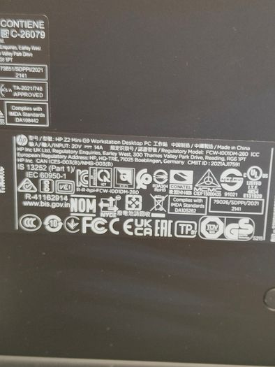 HP Workstation Z2 Mini G9 Core i9-12900K (12th Gen) 3.20GHz 32GB 2TB NVMe SSD Windows 11 Pro (UHD Ghraphics 770 RTX NVIDIA A2000) Warranty Until 2028