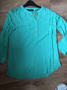 Mint Green Long Sleeve Blouse