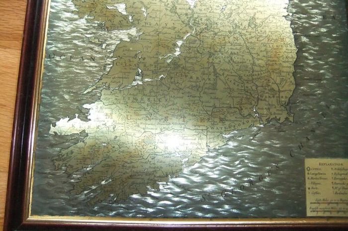 Map Kingdom of Ireland from Mr. Tindal's Continuation of Mr. Rapin's History".