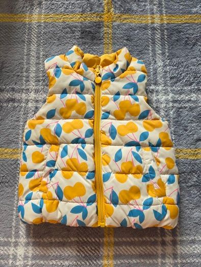 Du Pareil au Meme Reversible Baby Puffer Bodywarmer Gilet - 12M