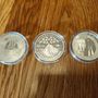 3 Silver Proof Coins including Skellig Michael, Ploughman and Beckett