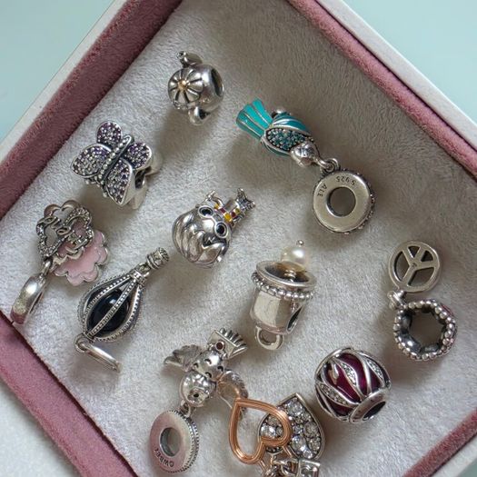 Pandora various charms 18e each charm very good condition hallmarked