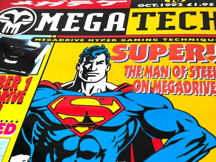 MegaTech Magazine Issue 10 - The Man of Steel - 1992