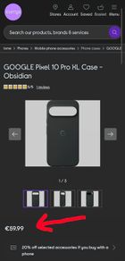 GOOGLE Pixel 10 Pro XL Case - Obsidian (sealed)