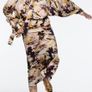 Zara multicoloured printed midi dress, xs Image 2
