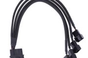 Case fan Molex 4 Pin To 4 x 3/4-pin 5v12v