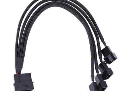 Case fan Molex 4 Pin To 4 x 3/4-pin 5v12v