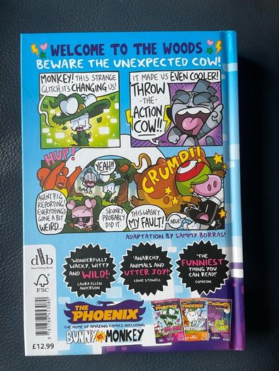 Bunny vs Monkey the Great Big Glitch hardback brand new kids book