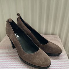 shoes sax size 40 mink suede heeled shoe size 40