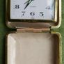 Vintage Telock Japanese Travel Alarm Clock With Original Case Mechanical Wind-Up, working Image 6