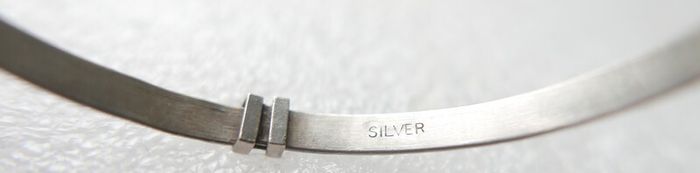 Vintage 925 Sterling Silver bangle with charm