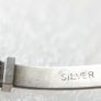 Vintage 925 Sterling Silver bangle with charm Image 6