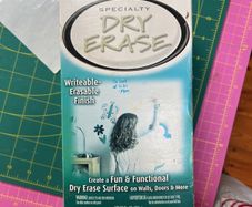Free Dry Erase specialist paint kit.