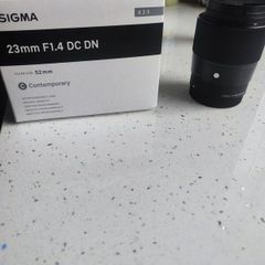 sigma f1.4, 23 mm DC DN