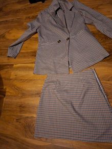 Two piece skirt suit