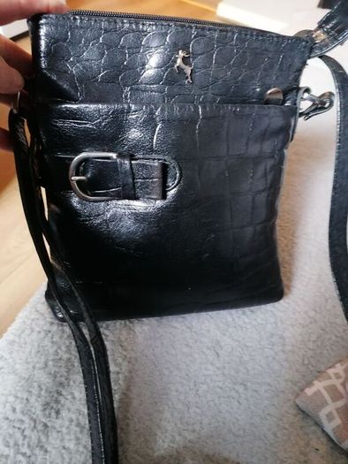 beautiful designer ashwood genuine leather black bag