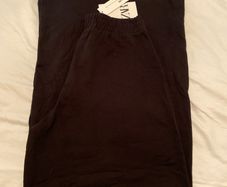 Zara Extremely Wide Black Joggers BNWT Small