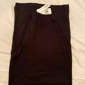 Zara Extremely Wide Black Joggers BNWT Small